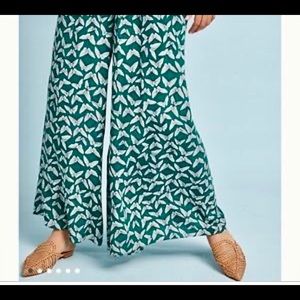 Anthropologie Maeve Brene butterfly palazzo pants